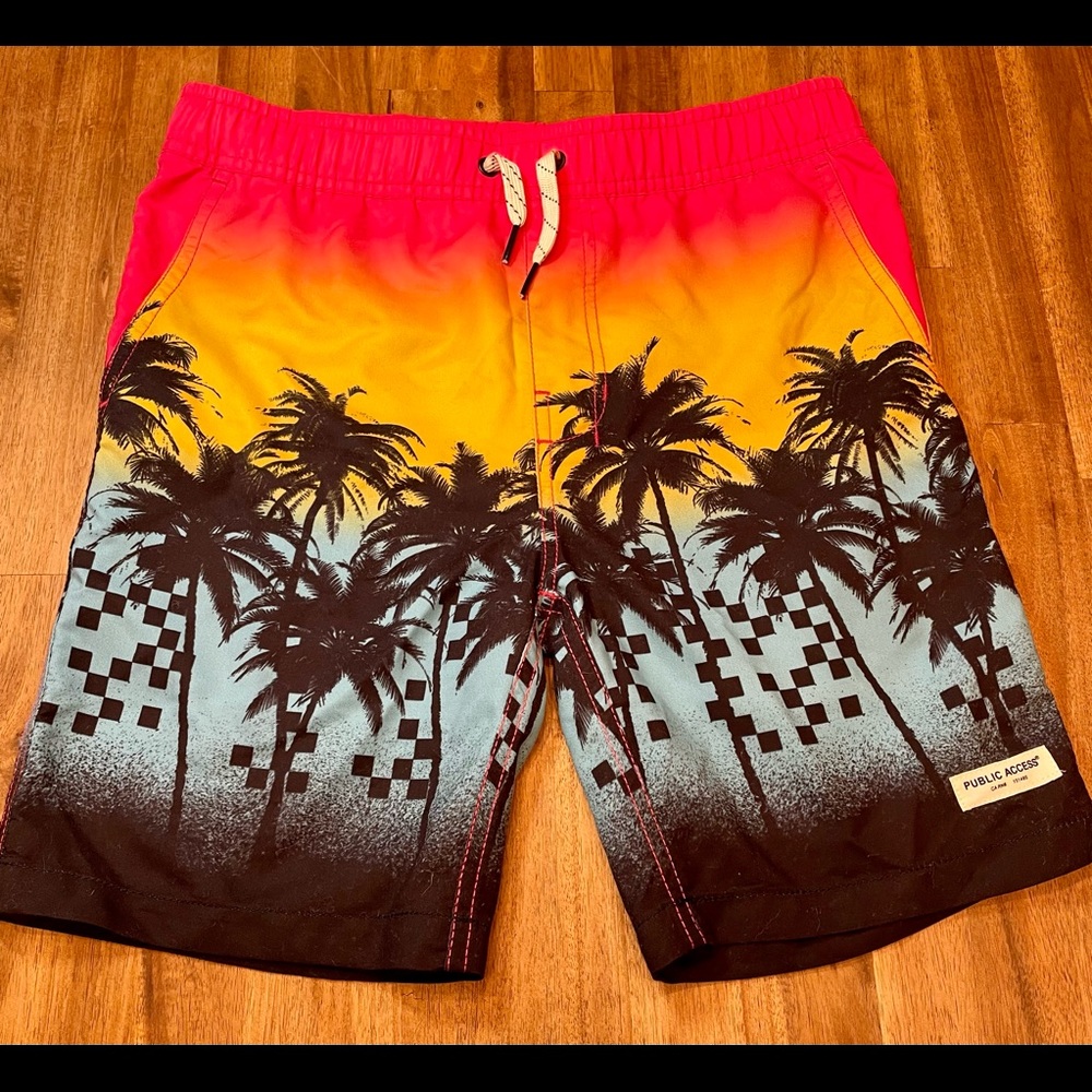 Public Access Youth Large Swim trunks